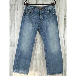 BKE Men's Straight Jeans in Blue